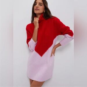 NWT Tuckernuck Hyacinth House Diamond Demi Sweater Dress Size Medium